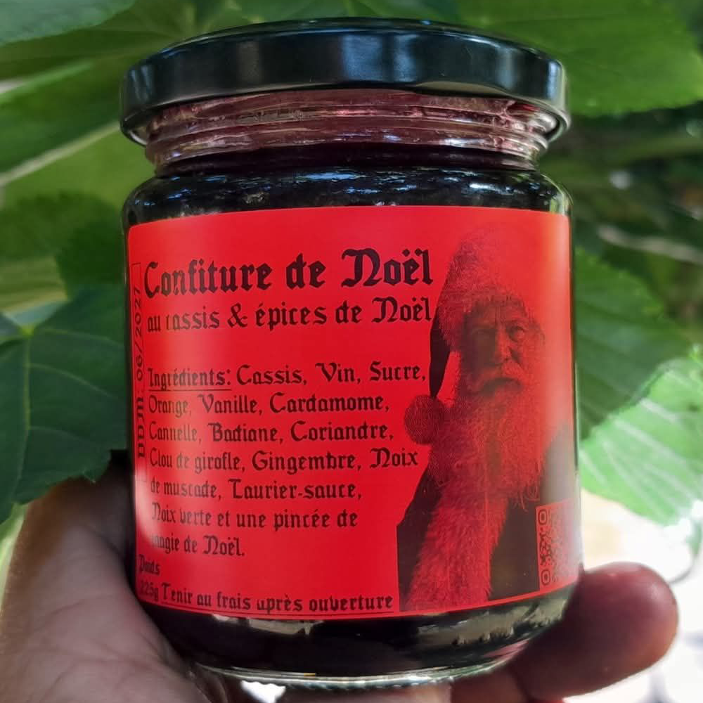Confiture de Noël Cassis & Épices