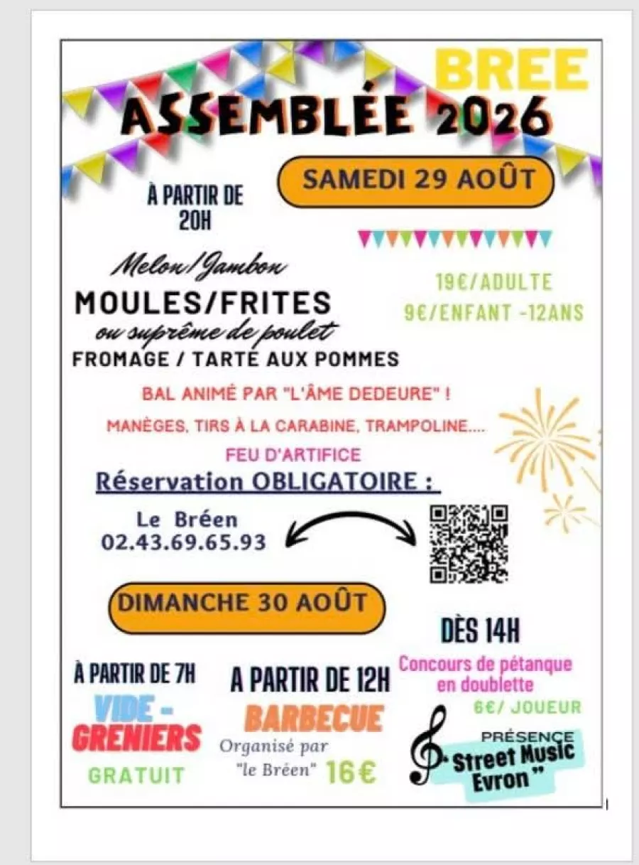 Assemblée communale de Brée 2026 - Brée
