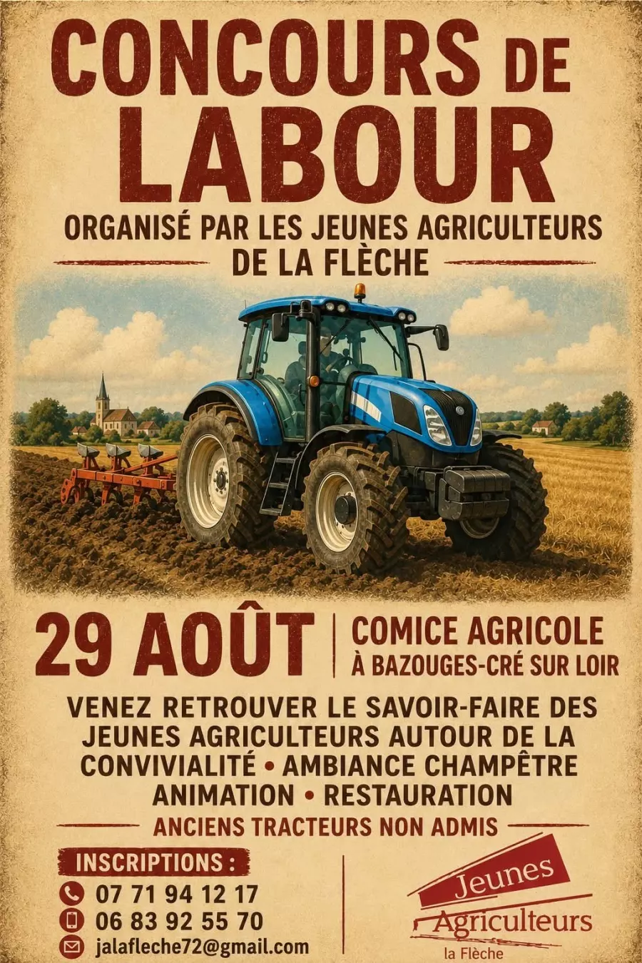 Concours de labour - Bazouges-Cré sur Loir