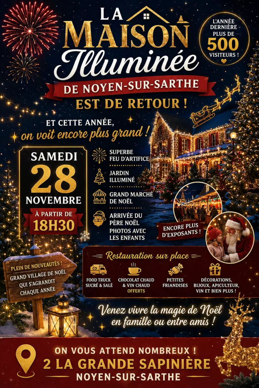 Marché de Noël - Noyen sur Sarthe