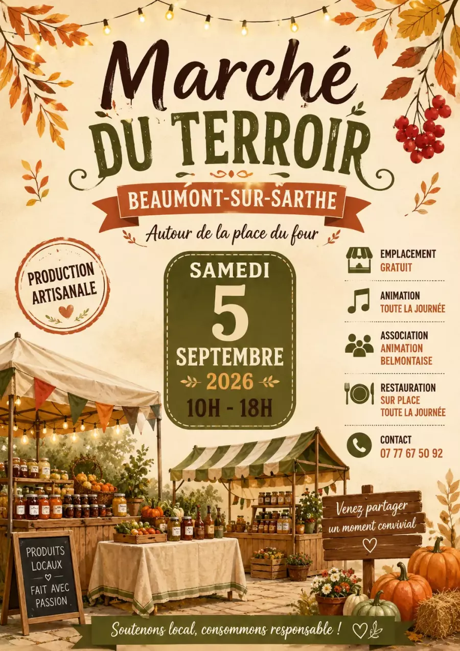 Marché du Terroir - Beaumont-sur-Sarthe