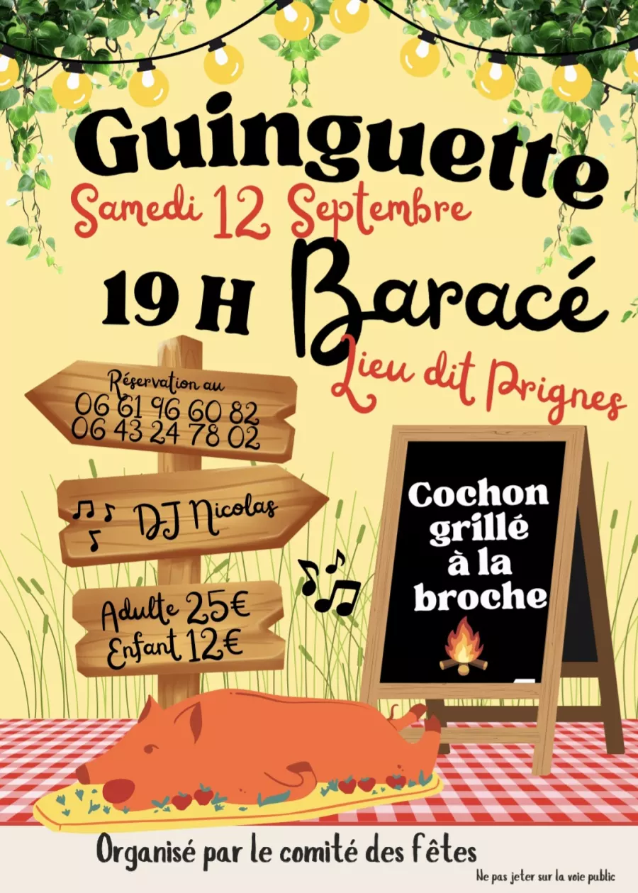 Soirée guinguette - Baracé