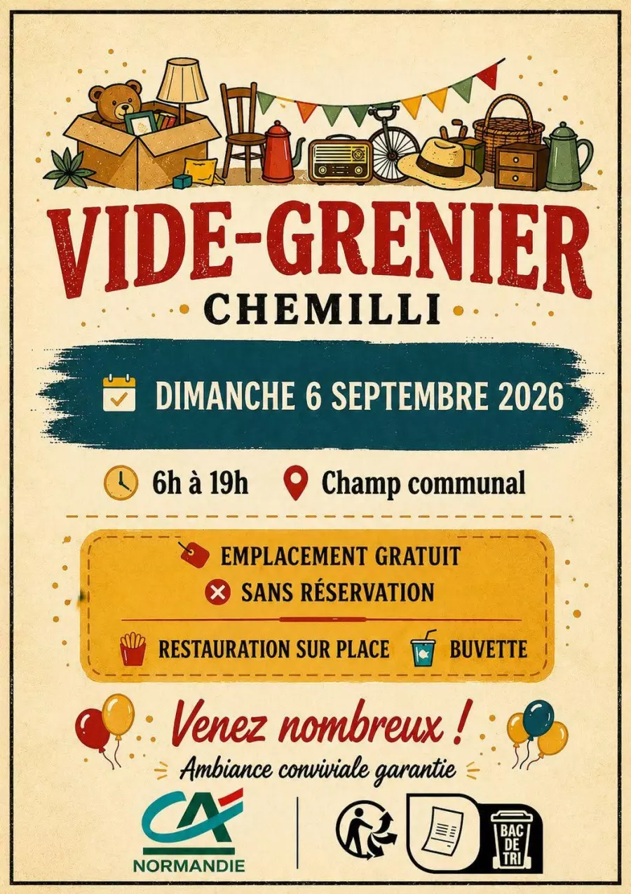 Vide-grenier de Chemilli - Chemilli