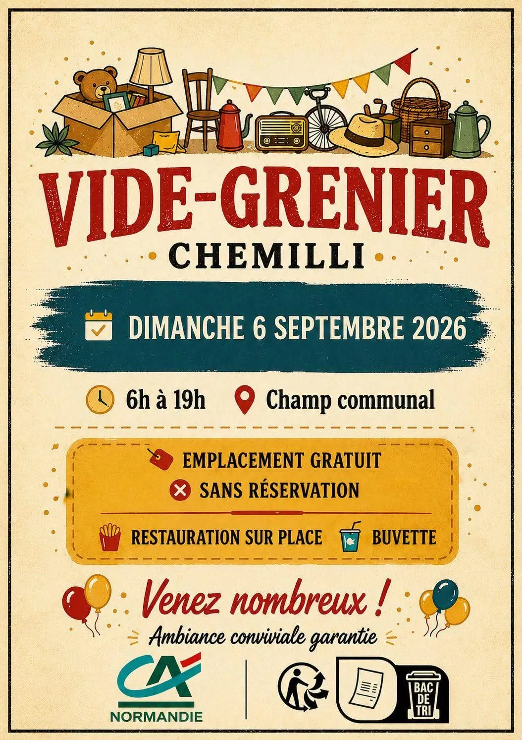 Vide-grenier de Chemilli