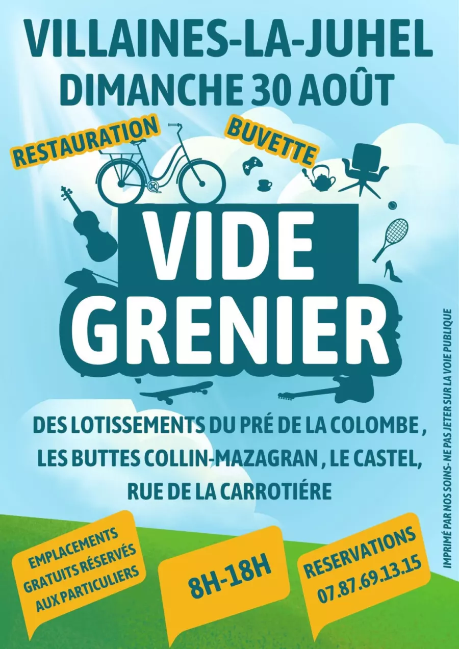 Vide-grenier - Villaines-la-Juhel