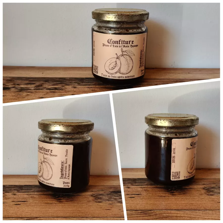 Prune d’Ente à l’Anis Hysope