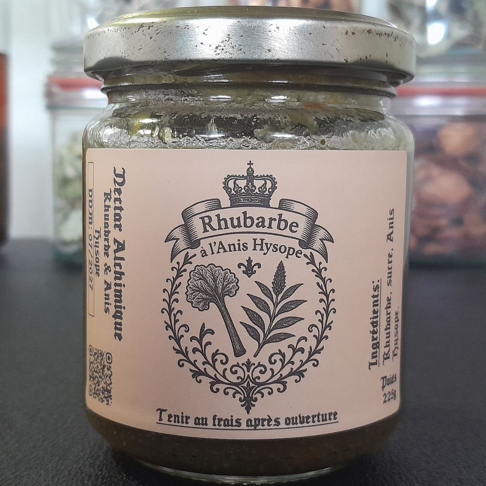 Rhubarbe à l’Anis Hysope